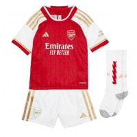 Camiseta Arsenal Martin Odegaard #8 Primera Equipación para niños 2023-24 manga corta (+ pantalones cortos)